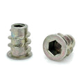 #8-32 Zink Hex Flansche Einlegegeschirr f¨¹r Holz | .394 'L?nge, 100 Stk. (BCP893)
