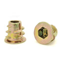 #10-24 Zink-Hex-B?rdelgewinde-Eins?tze f¨¹r Holz | .394' L?nge, 60 Stk. (BCP900)