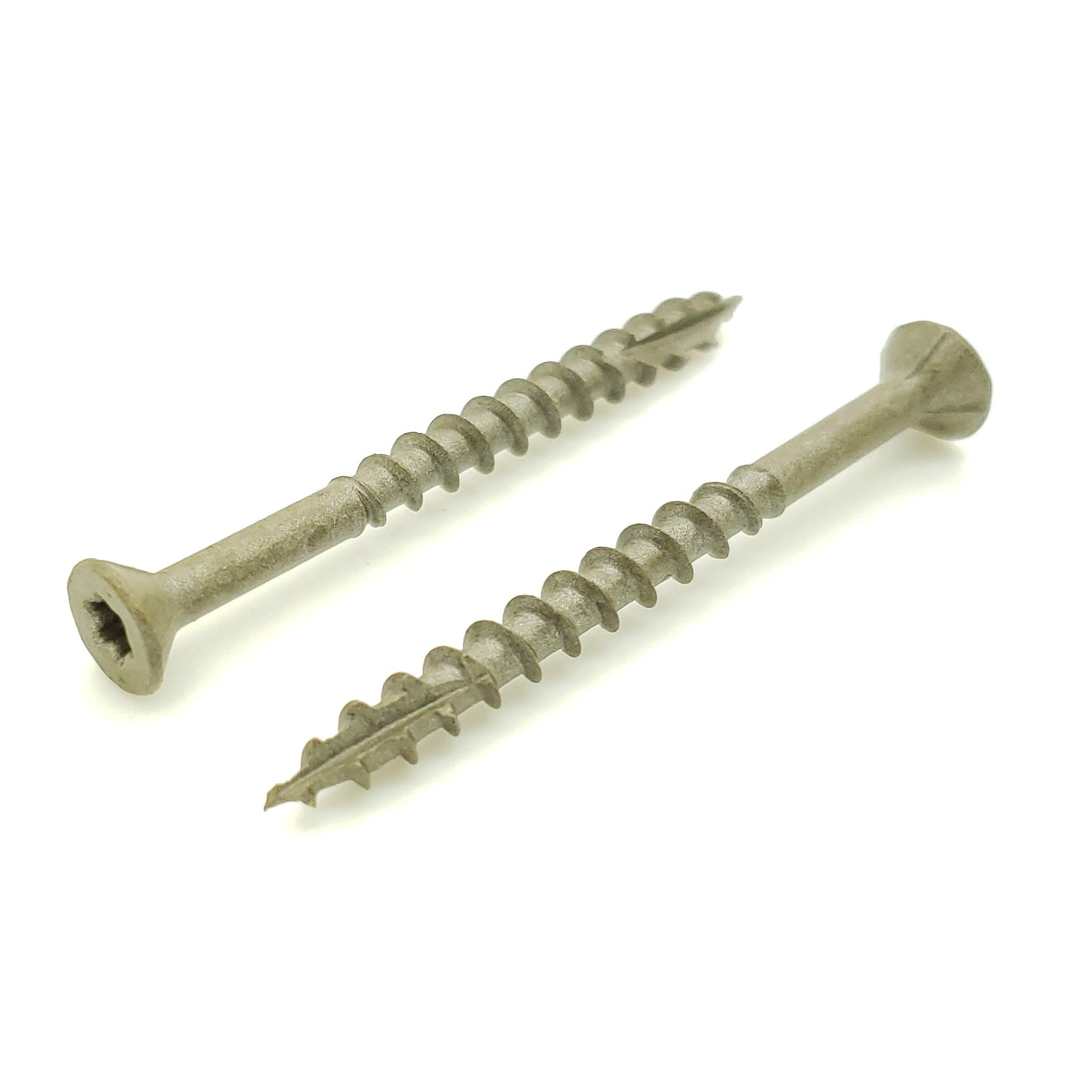 #10 x 4' Zoll Dark Tan Fence & Deck Schrauben | Torx Star Drive | Bit Inklusive | 100 Stk. | BCP1224