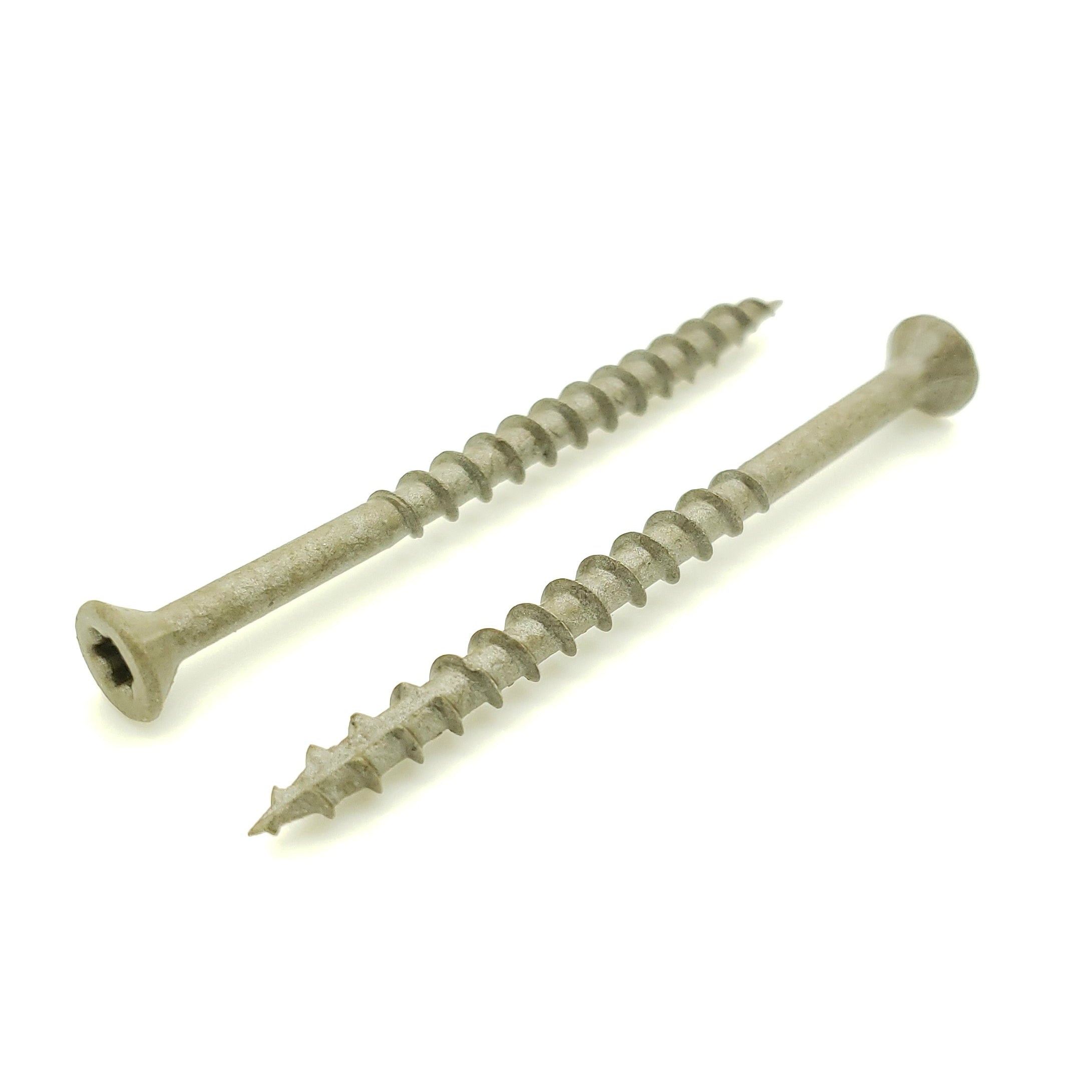 #9 x 2-1/2' Zoll Dark Tan Fence & Deck Schrauben | Torx Star Drive | Bit inklusive, 100 Stk. (BCP926)