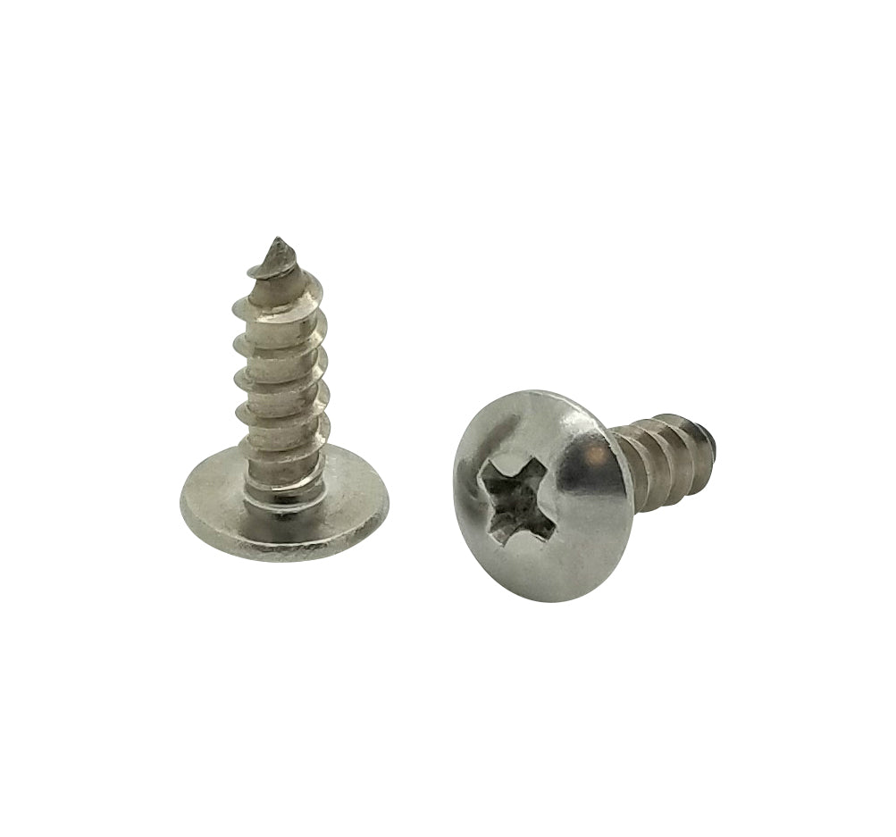 #8 x 1/2' Truss Head 304 Stainless Phillips Head Wood Screws, 300 Stk. (BCP156)