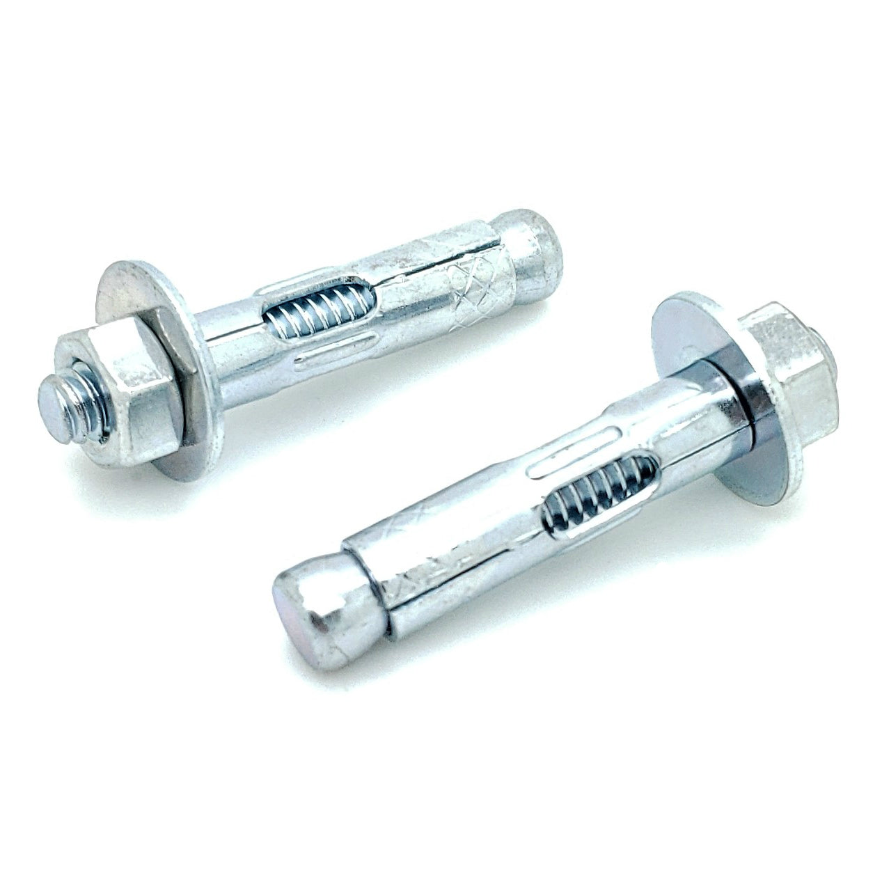 5/16' x 1-1/2' Zinc Plated Hex Nut Sleeve Ankerbolzen, 12 Stk. (BCP983)