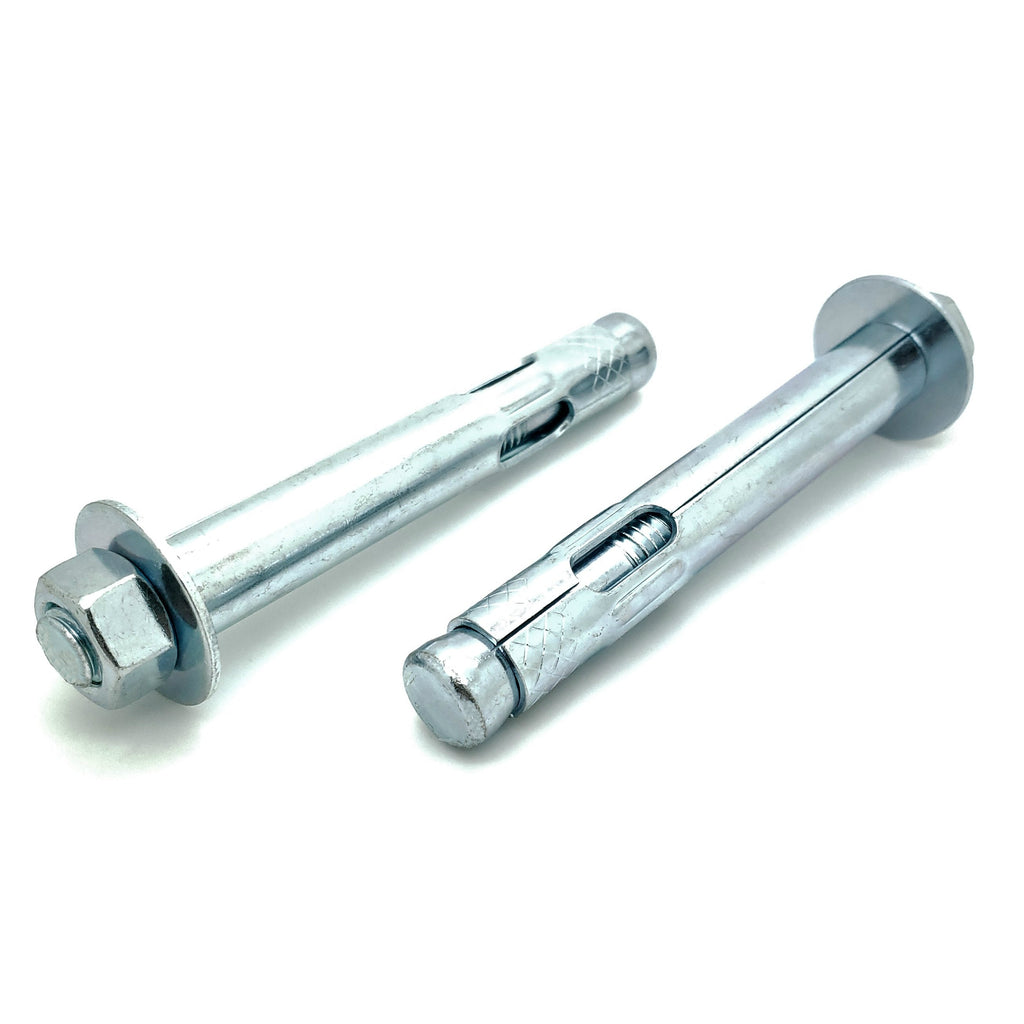 5/8' x 4-1/4' Zinc Plated Hex Nut Sleeve Ankerbolzen, 4 Stk. (BCP994)