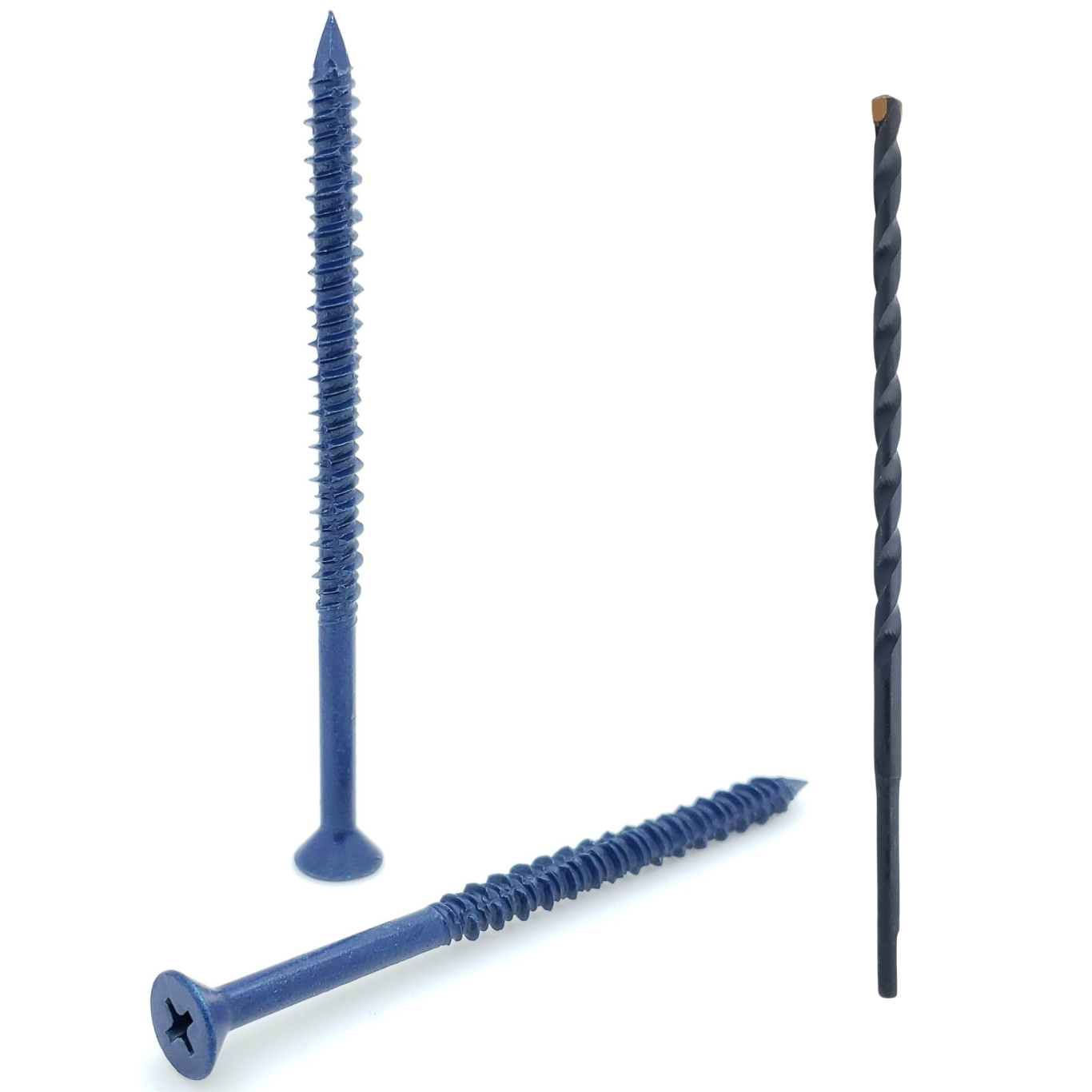 3/16 'x 3-1/4' Flat Head Phillips Diamond Tip Betonschrauben zur Verankerung von Mauerwerk, Block & Brick, 100 Stk. (BCP484)