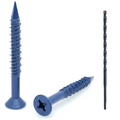 1/4 'x 2-1/4' Flat Head Phillips Diamond Tip Betonschrauben zur Verankerung von Mauerwerk, Block & Brick, 100 Stk. (BCP494)