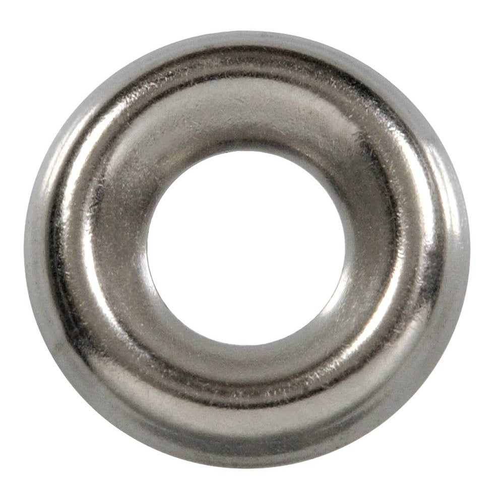 100 Stk. #8 Stainless Steel Countersunk Finish Washers | 304 SS Finishing Cup (BCP574)