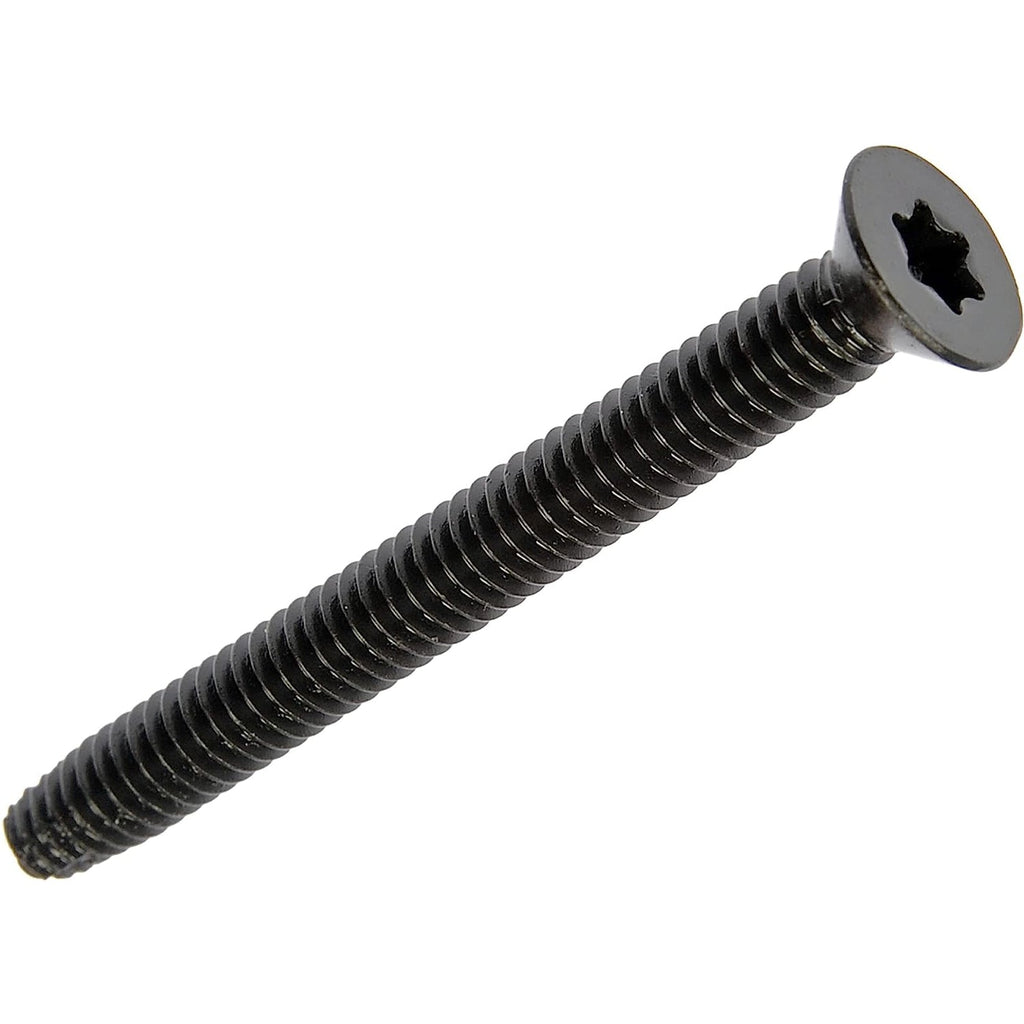 100 Pack - 1/4-20 x 2-1/2" Flat Head Trailer Deck Schrauben - Typ F, T30 Star, Black (BCP1221)