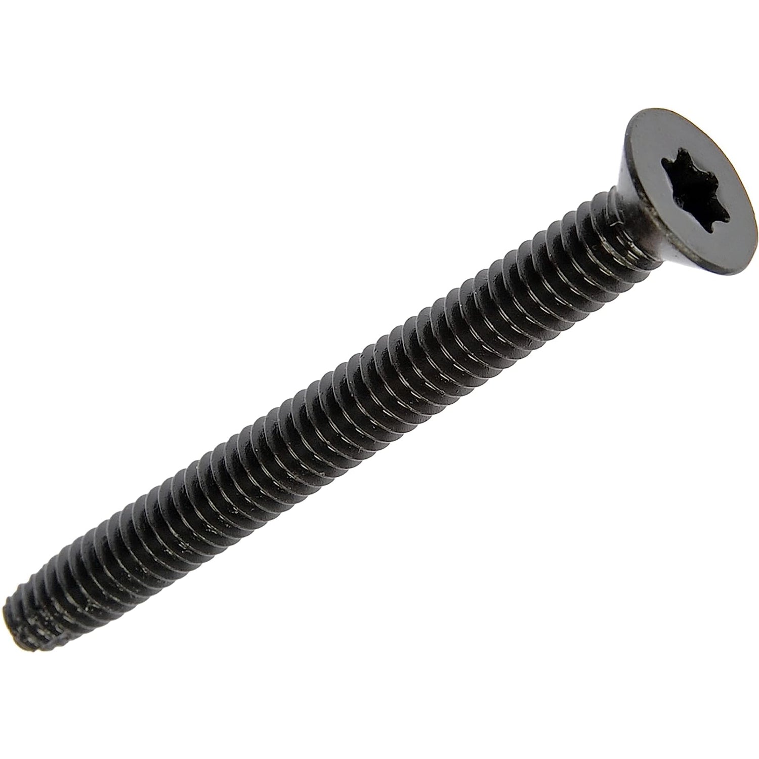 100 Pack - 1/4-20 x 2-1/2" Flat Head Trailer Deck Schrauben - Typ F, T30 Star, Black (BCP1221)