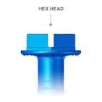Tapcon 3/16' x 2-3/4' Hex Head Betonankerschrauben 3145407 | 100 Pack | Bohrer inklusive