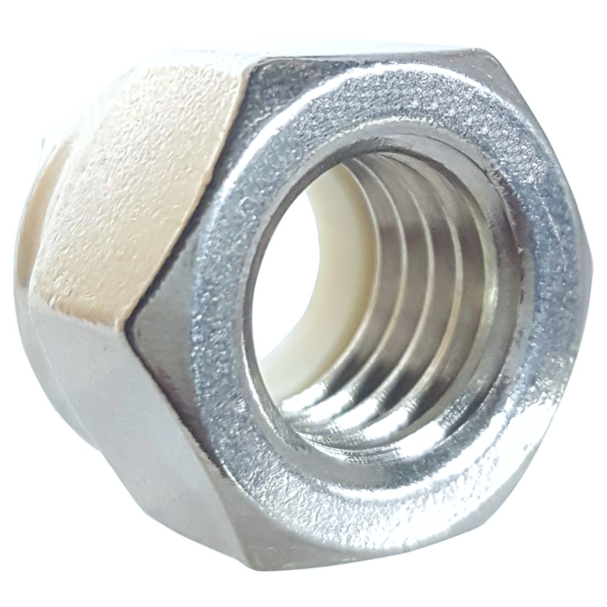 1/2-13 Zinkplattierte Nylon Insert Hex Lock Nuts, 15 Stk. (BCP234)