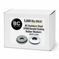 5.000 Stk. (BULK) #6 Edelstahl-EPDM-Gummiw?scher mit Klebebindung (BCP1236)