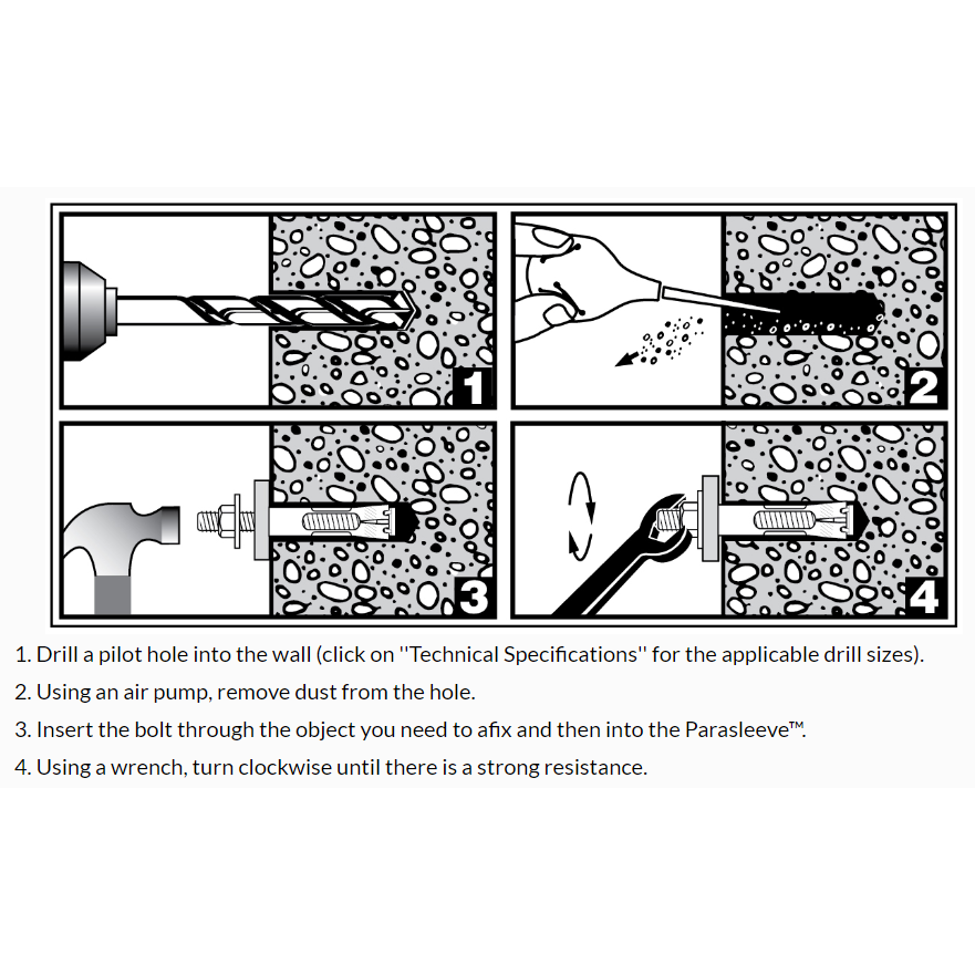 5/16' x 1-1/2' Zinc Plated Hex Nut Sleeve Ankerbolzen, 12 Stk. (BCP983)