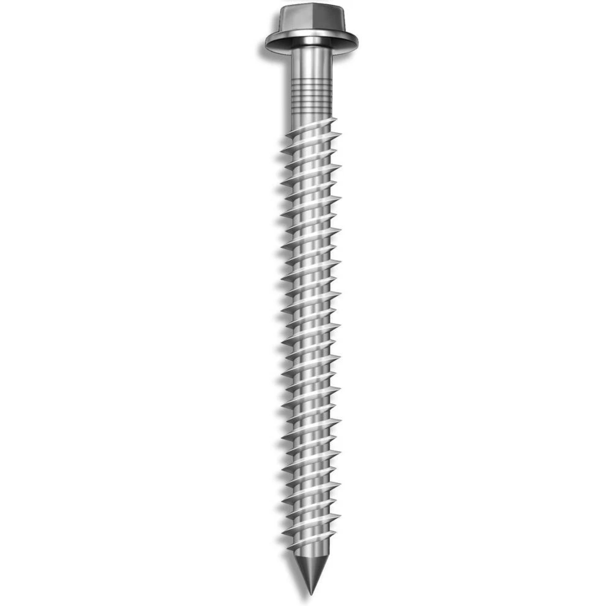 Tapcon 1/4' x 1-1/4' Edelstahl Hex Kopf Betonankerschrauben 3367907 | 100 Pack | Bohrer inbegriffen
