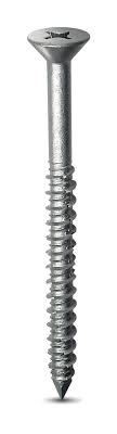 Tapcon 3/16' x 2-1/4' Stainless Steel Phillips Flat Head Betonankerschrauben 3419907 | 100 Pack | Bohrer inklusive