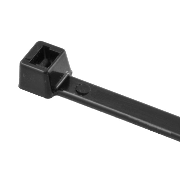 35,6 cm Black Nylon 22,68 kg Cable Zip Ties | Made In USA, 100 Stk. BCP898