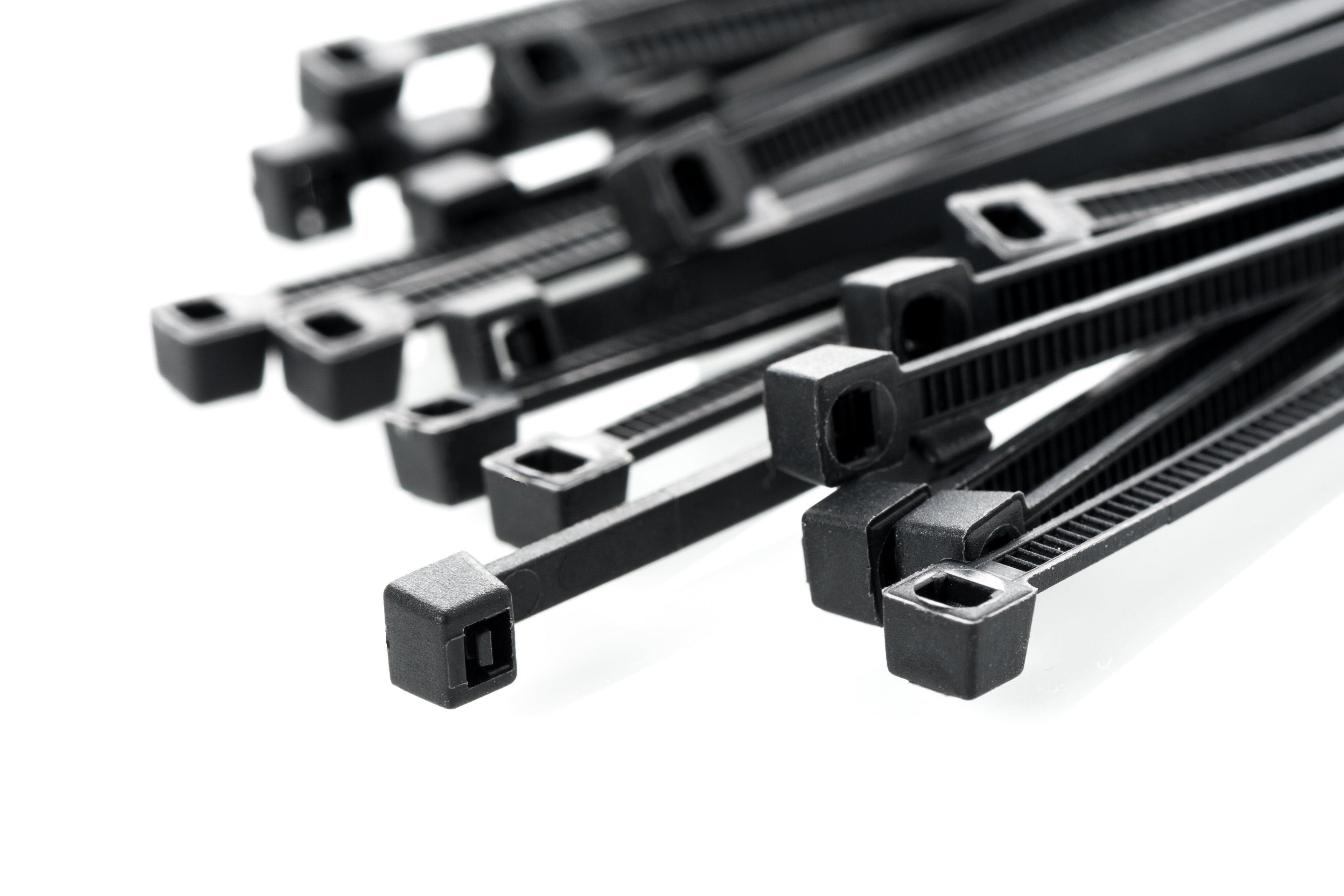 27,9 cm Black Nylon 22,68 kg Cable Zip Ties | Made In the USA, 100 Stk. BCP897