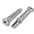 100 Packung - 1/4-20 x 2-3/4" Reamer Tek Wood-to-Metal Schrauben - T27 Torx, Zink (BCP1225)