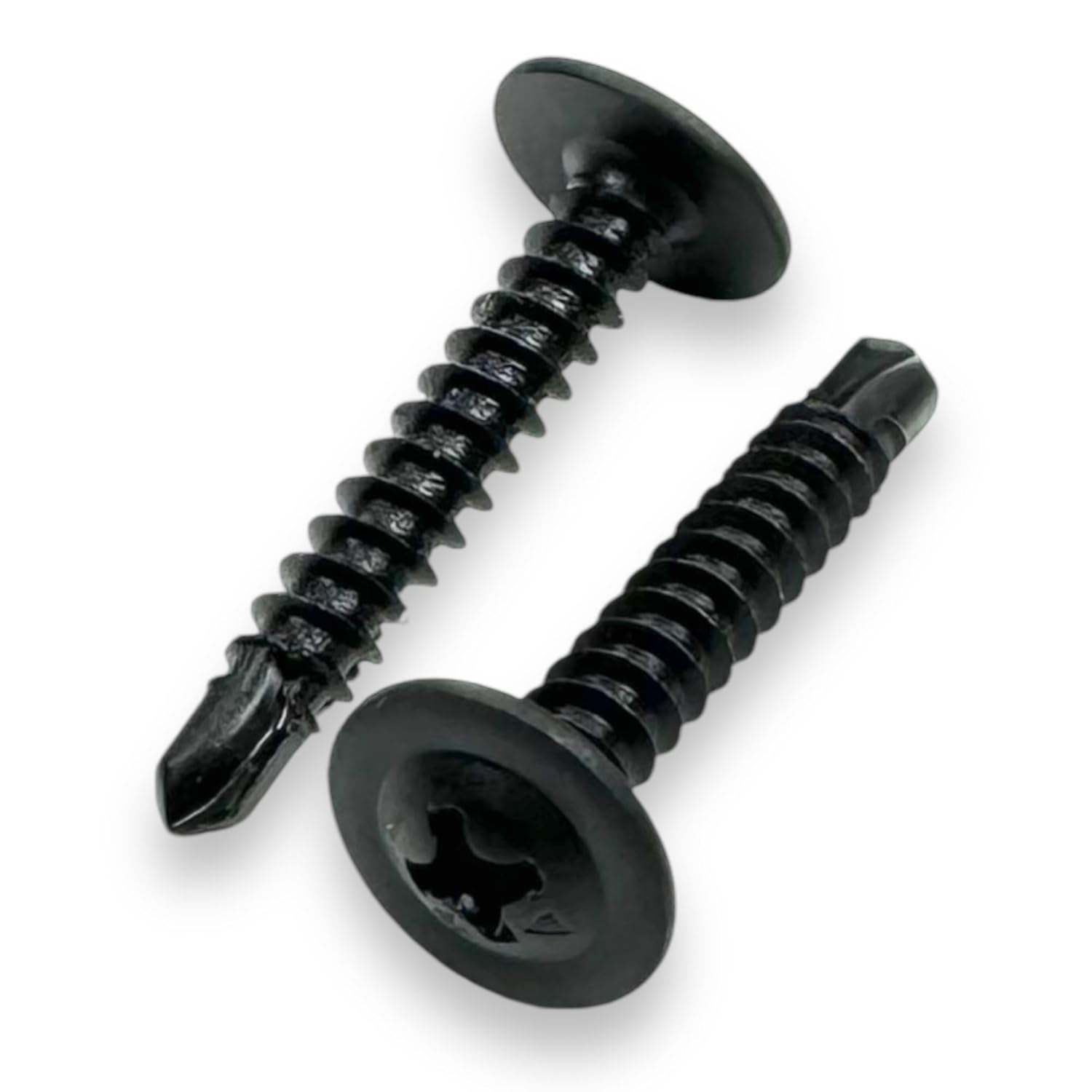 8 Phillips Modified Truss Head Self Drilling Schrauben, Schwarzes Phosphat, Selbstklopfen, 18 TPI - Ideal f¨¹r Blech oder Drahtlatte zu Metallstiften